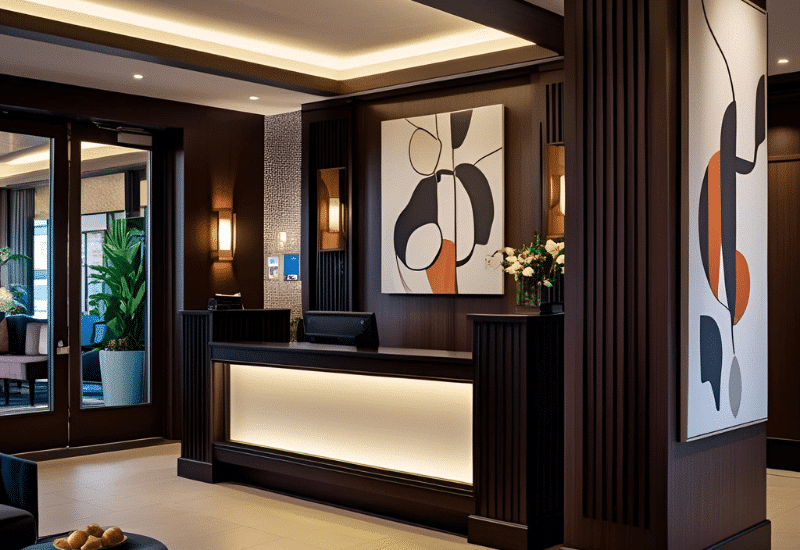 Grisbiche - Photo paysage hall d'entree - hotel Harys