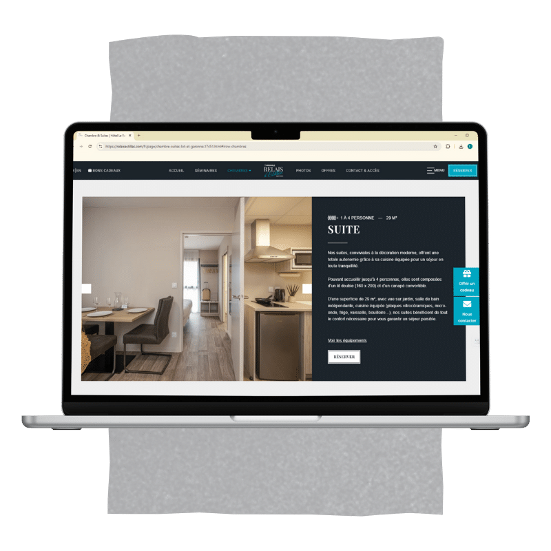 Grisbiche -Site internet hotel - estillac