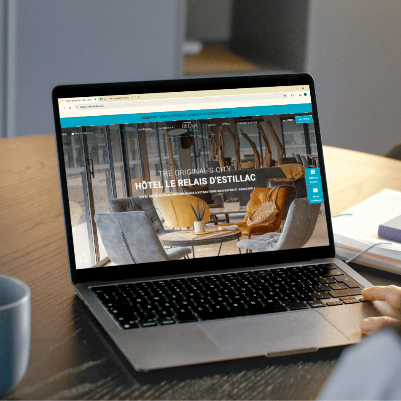 Grisbiche - realisation du site Internet - hotel Estillac